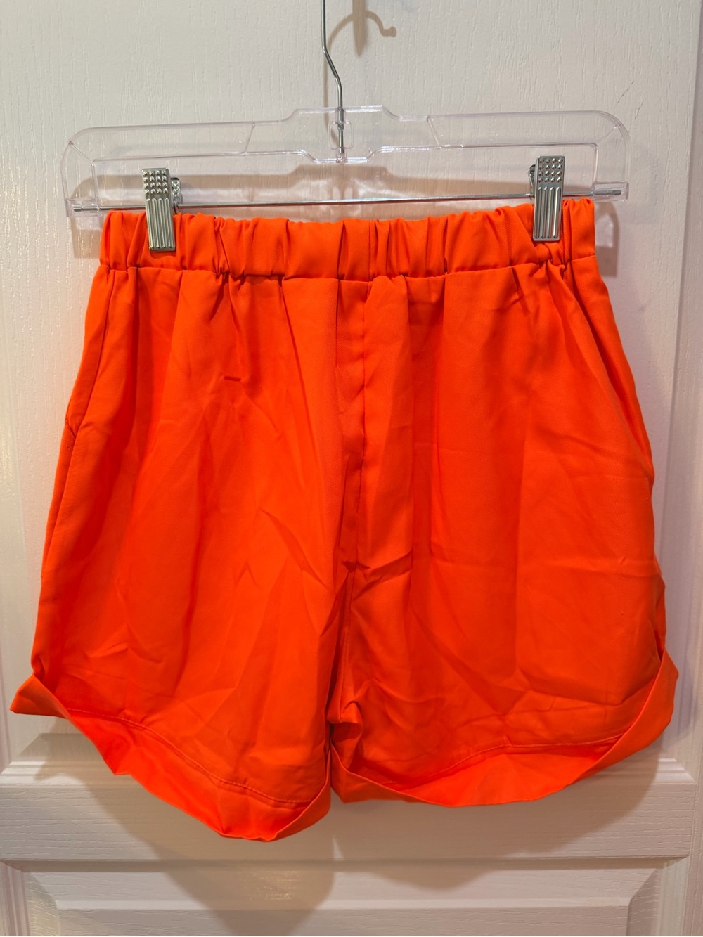 Miss Sparkling Two piece blazer and shorts set in Bright Orange size small NWOT - Picture 10 of 16